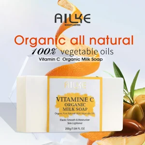 AILKE Vitamin C Organic Milk Soap Bar